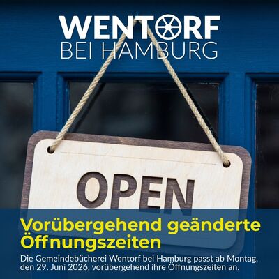 260625 - Anpassung der &Ouml;ffnungszeiten Website & Instagram Post